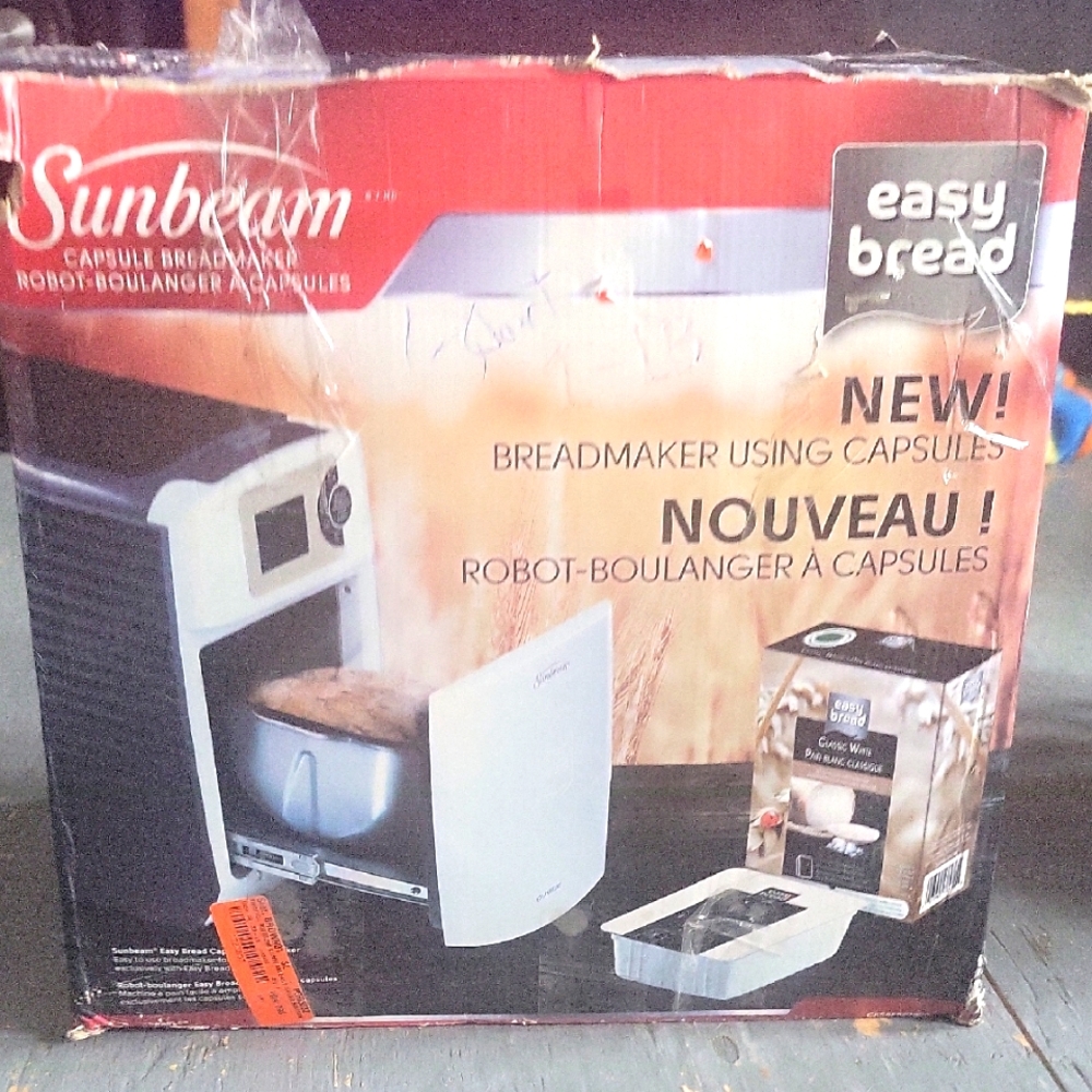 Sunbeam Easy Bread Capsule Breadmaker